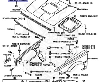 Toyota - Corolla - AE91 - 1987 - Manual - 5AF