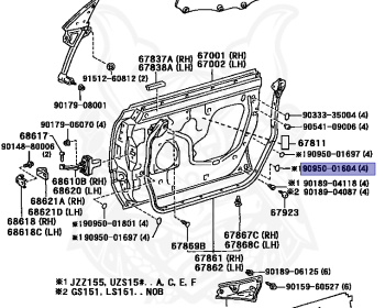 Toyota - Majesta - GS151H - 1996 - ROYAL EXTRAROYAL EXTRA FOUR - HARDTOP - Automatic - 1GFE
