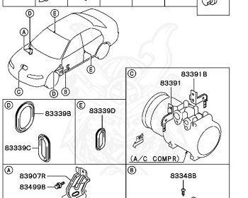 Mitsubishi - Lancer Evolution VI - CP9A - 1995 - SNGF2 - 4G63