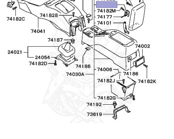 Mitsubishi - Lancer - CB4A - 1992 - PNHW - 4G92