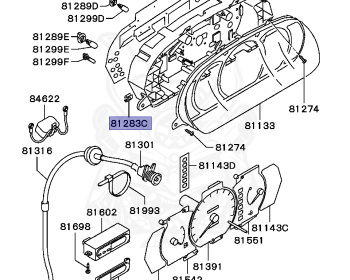 Mitsubishi - Mirage - CA2A - 1991 - MNUE - 4G15