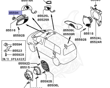 Mitsubishi - Delica - PF8W - 1994 - HSEGF - 4M40