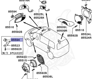 Mitsubishi - Delica - PD8W - 1999 - NSEUF9 - 4M40