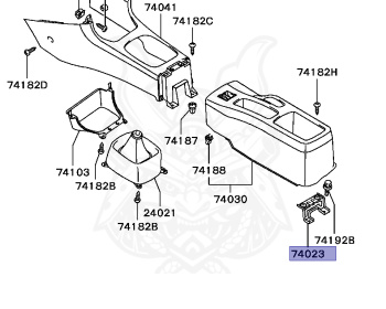 Mitsubishi - Mirage - CK2A - 2000 - SRXM3 - 4G15