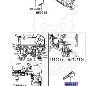 Mitsubishi - Legnum VR-4 - EC5W - 2001 - LRGE - 6A13