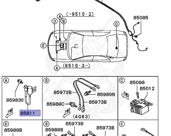 Mitsubishi - Lancer - CK6A - 2000 - PRXE - 6A11