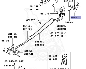 Mitsubishi - Galant - E54A - 1992 - SNGM - 6A12