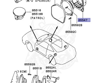 Mitsubishi - GTO - Z15A - 1998 - MNPM - 6G72