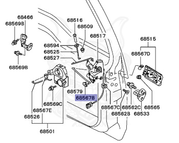 Mitsubishi - Pajero Jr - H57A - 1996 - MNXE2 - 4A31