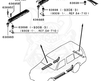 Mitsubishi - Pajero Evolution - V55W - 1997 - GNXH - 6G74