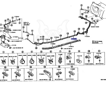 Toyota - Aristo - JZS147 - 1992 - 3.0V TYPE - 2JZGTE