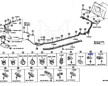 Toyota - Aristo - JZS147 - 1992 - 3.0V TYPE - 2JZGTE