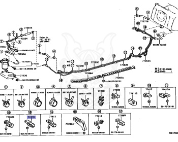 Toyota - Aristo - JZS147 - 1992 - 3.0V TYPE - 2JZGTE
