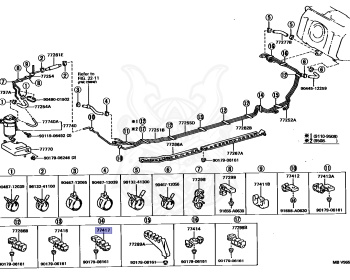 Toyota - Aristo - JZS147 - 1992 - 3.0V TYPE - 2JZGTE
