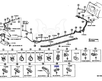 Toyota - Aristo - JZS147 - 1992 - 3.0V TYPE - 2JZGTE