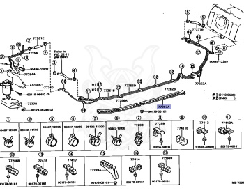 Toyota - Aristo - JZS147 - 1992 - 3.0V TYPE - 2JZGTE
