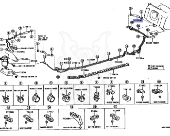 Toyota - Aristo - JZS147 - 1992 - 3.0V TYPE - 2JZGTE