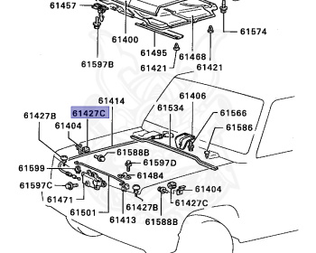 Mitsubishi - Pajero - L041G - 1989 - ND - G63B