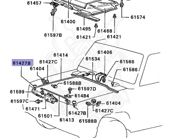 Mitsubishi - Pajero - L041G - 1989 - ND - G63B