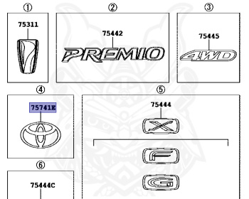Toyota - Premio - NZT260 - 2019 - 1NZFE