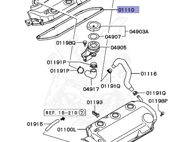 Mitsubishi - Challenger - K96W - 1999 - GRHE - 6G72