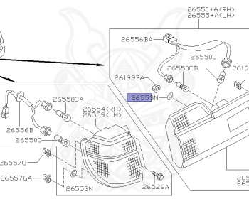 Nissan - Stagea - WC34 - 1999 - 25X-FOUR - WAGON(W) - 4 WHEEL DRIVE(4WD) - AUTOMATIC TRANSMISSION(AT) - RB25DE
