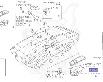 専用 1 Genuine Fairlady Z Z31 Interior OEM parts supplied from Japan
