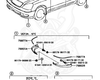 Toyota - Celsior - UCF31 - 2005 - C TYPE - Automatic - 3UZFE