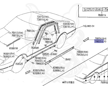Nissan - Fairlady Z - Z31 - 1984 - ZX - AUTOMATIC TRANSMISSION(AT) - Hyojiun Roof (Z#) - VG30T