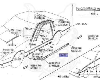 Nissan - Fairlady Z - Z31 - 1984 - ZX - AUTOMATIC TRANSMISSION(AT) - Hyojiun Roof (Z#) - VG30T