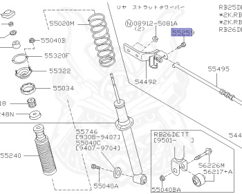 Nissan - Skyline - R33 GTS-t - ECR33 - 1995 - GTS25T/M - 2 door hard top (2K) - 2 WHEEL DRIVE(2WD) - MANUAL TRANS 5-SPEED(MT.F5) - HICAS - RB25DET