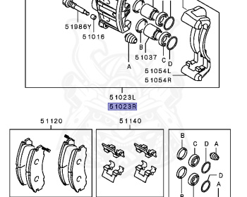 Mitsubishi - Diamante - F47A - 1994 - TYPM1 - 6G72