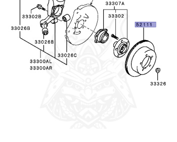 Mitsubishi - Diamante - F46A - 2004 - TYHC - 6G72