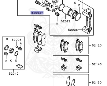 Mitsubishi - Legnum VR-4 - EC5W - 1997 - LRGE - 6A13