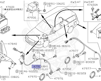 Nissan - Stagea - WC34 - 1999 - 25TX-FOUR - WAGON(W) - 4 WHEEL DRIVE(4WD) - AUTOMATIC TRANSMISSION(AT) - RB25DET