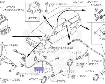 Nissan - Stagea - WC34 - 2001 - 25TX-FOUR - WAGON(W) - 4 WHEEL DRIVE(4WD) - AUTOMATIC TRANSMISSION(AT) - RB25DET
