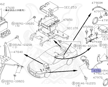 Nissan - Skyline GT-R - BNR34 - 1999 - GTR TYPE - 2 door hard top (2K) - MANUAL MISSION 6-SPEED(MT.F6) - Hi-Cas 4-Link (HI.4WD) - RB26DETT