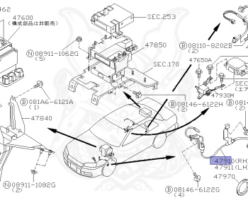 Nissan - Skyline GT-R - BNR34 - 1999 - GT-R V spec - 2 door hard top (2K) - MANUAL MISSION 6-SPEED(MT.F6) - Hi-Cas 4-Link (HI.4WD) - RB26DETT
