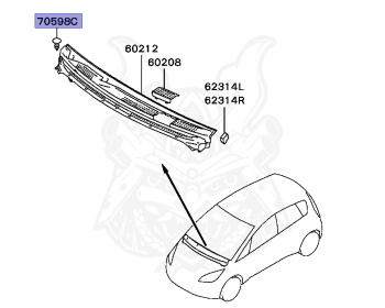 Mitsubishi - Colt - Z21A - 2002 - XSJH9 - 4A90