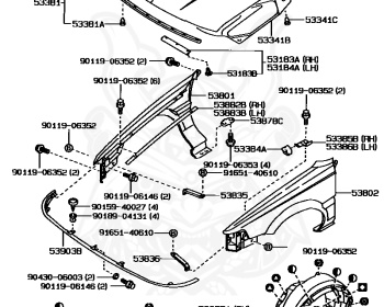 Toyota - Corolla - AE95 - 1991 - XE TYPE - 4-DOOR - Manual - 4AFE