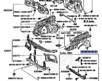 Toyota - Aristo - UZS143 - 1994 - 4.0 ZI-FOUR TYPE - 1UZFE