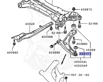 Mitsubishi - Galant Fortis - CY4A - 2008 - STPH - 4B11