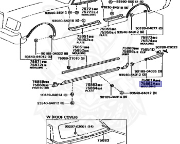Genuine Century VG40 Exterior OEM parts supplied from Japan