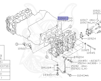 Subaru - Legacy B4 - BLE - Jan-2003 - Dec-2008 - 30R - Sedan - 4W - 5-speed automatic transmission - Right hand - EZ30D