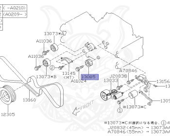 Subaru - Forester - SG5 - Jan-2004 - Dec-2007 - 20XT - Wagon - F4WD - 5-speed manual transmission - Right hand - EJ20T