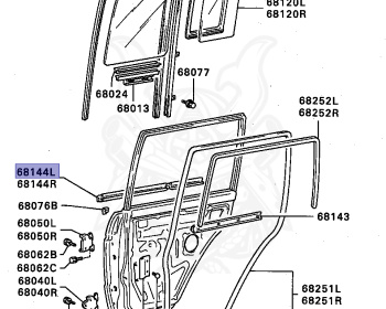 Mitsubishi - Pajero - L049G - 1986 - VRTD7 - 4D56