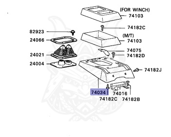 Mitsubishi - Pajero - L144G - 1990 - WGNFX - 4D56