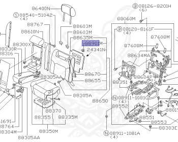 Nissan - Cima - FGY32 - 1993 - Type 2L - SEDAN(S) - 2-link standard (2WD.STD) - AUTOMATIC-FLOOR SHIFT(AT.F4) - VH41DE