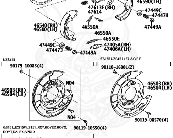 Toyota - Majesta - JZS151 - 1995 - ROYAL TOURING TYPE - HARDTOP - Automatic - 1JZGE