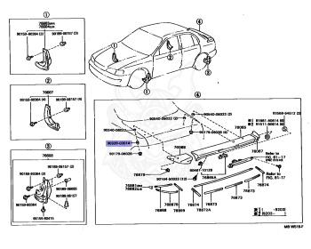 Toyota - Corona - AT190 - 1992 - EXS TYPE - 4 DOOR SEDAN - Manual - 4AFE